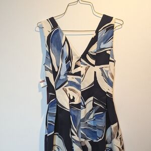 NEW Vince Camuto blue floral cocktail dress